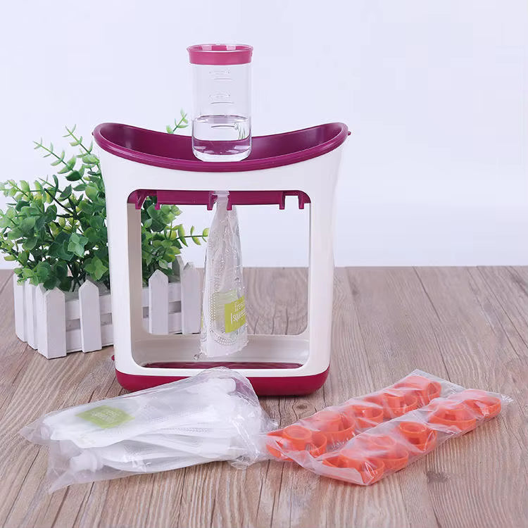 Pouchou™ Pouch Maker — Station de remplissage de gourdes pour bébé